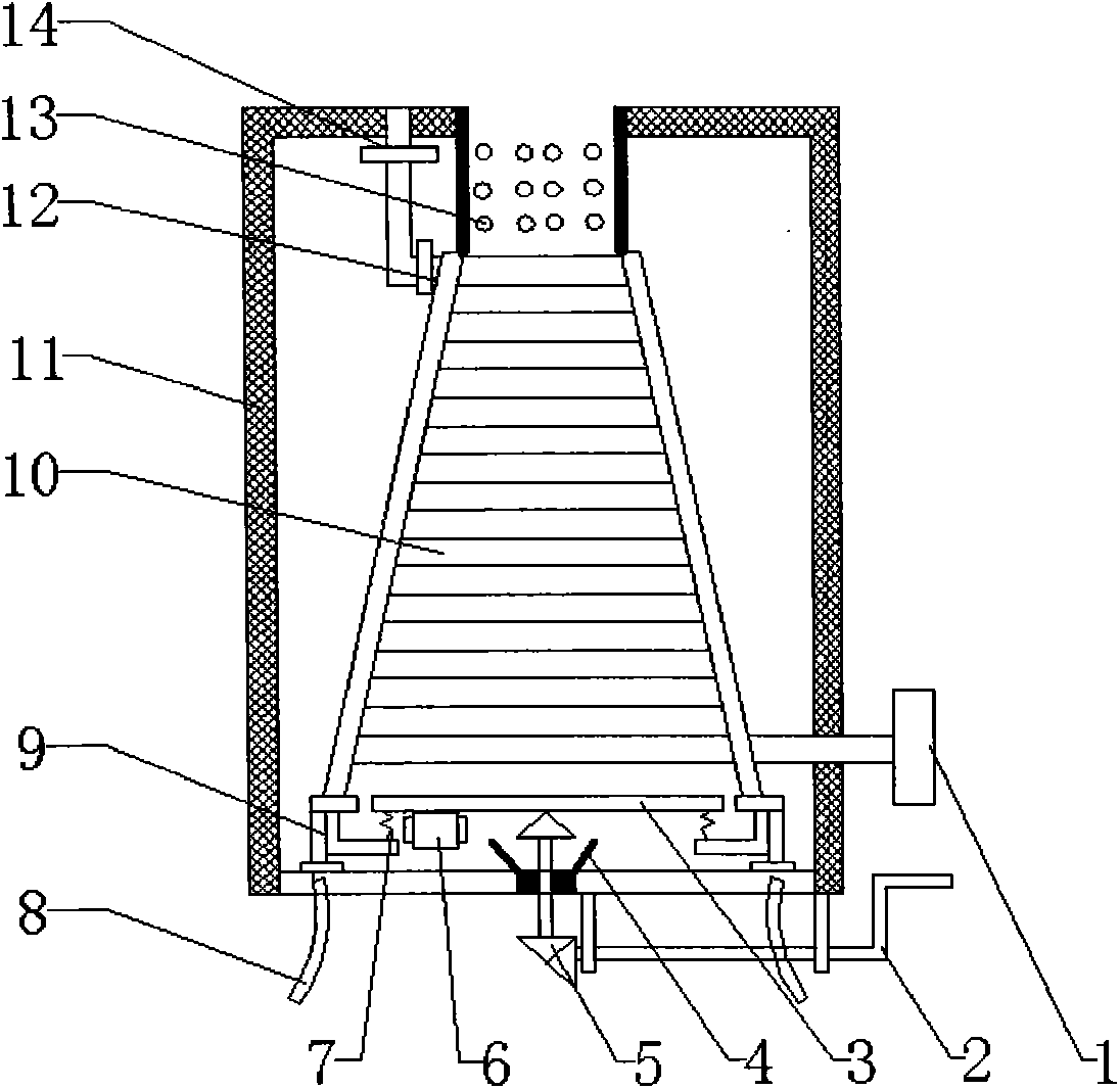 Biomass semi-gasification heating system