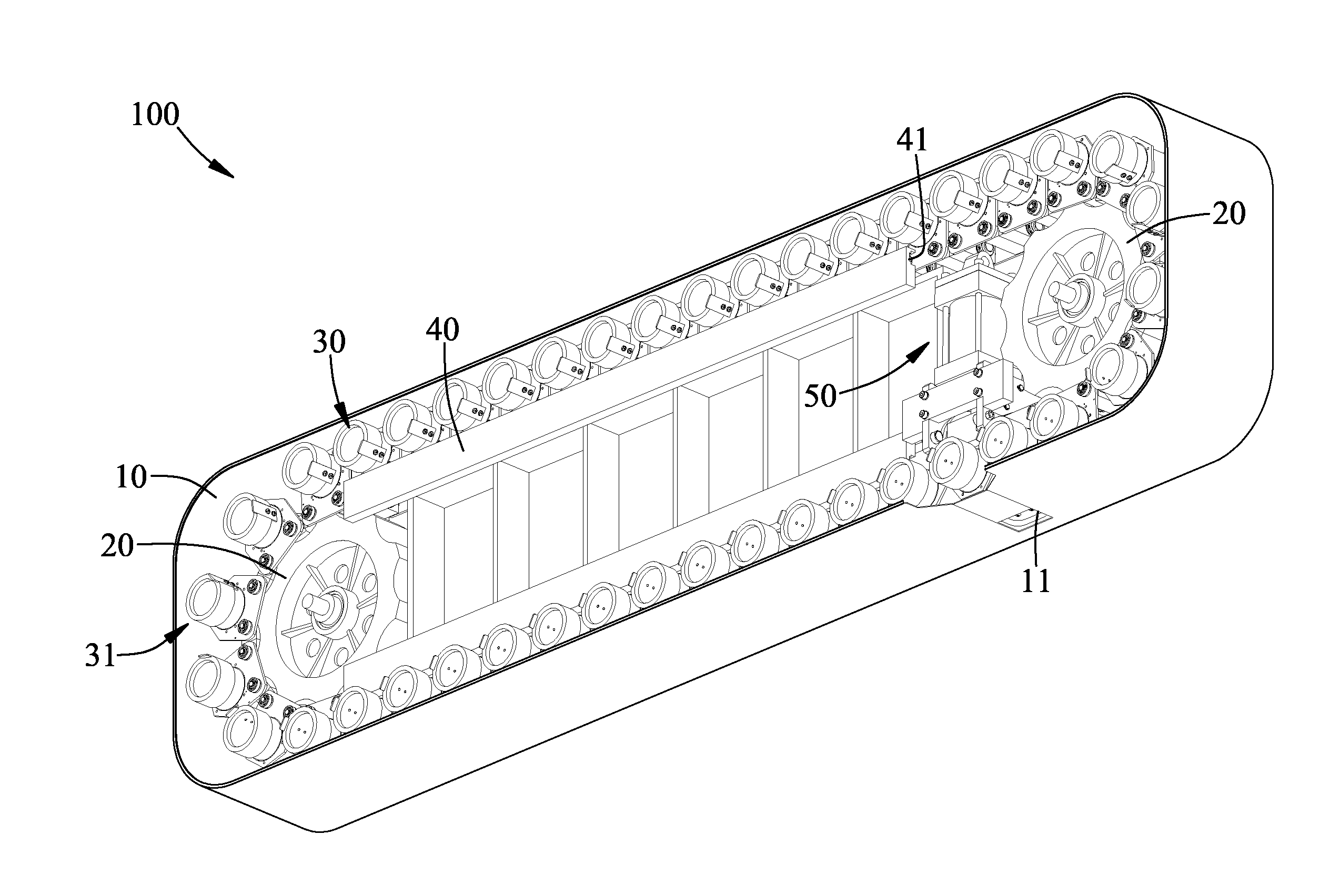 Chain-type bit-storing apparatus