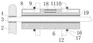 Copper-plastic composite belt winding device capable of winding uniformly