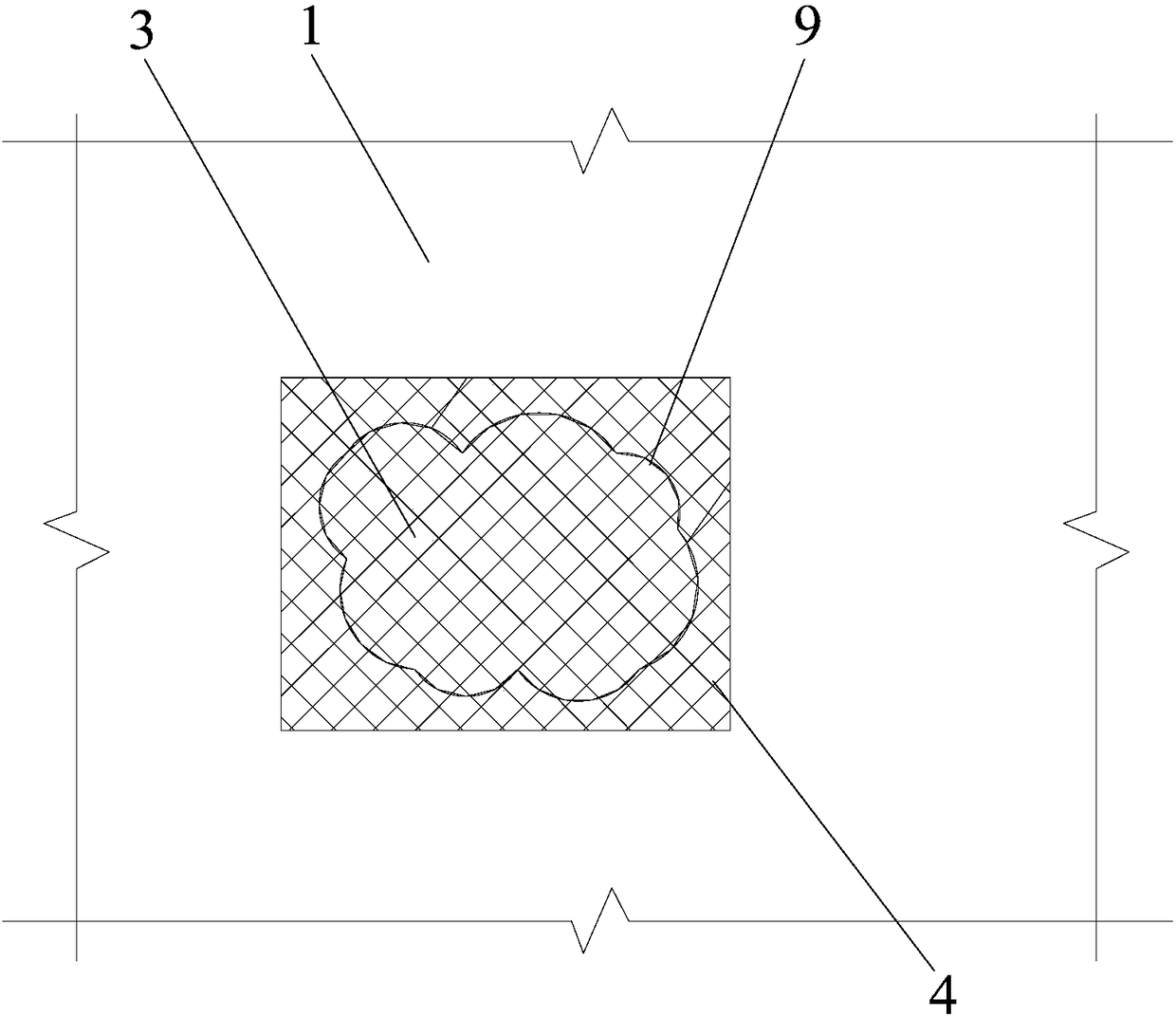 Plastering wall surface repairing process