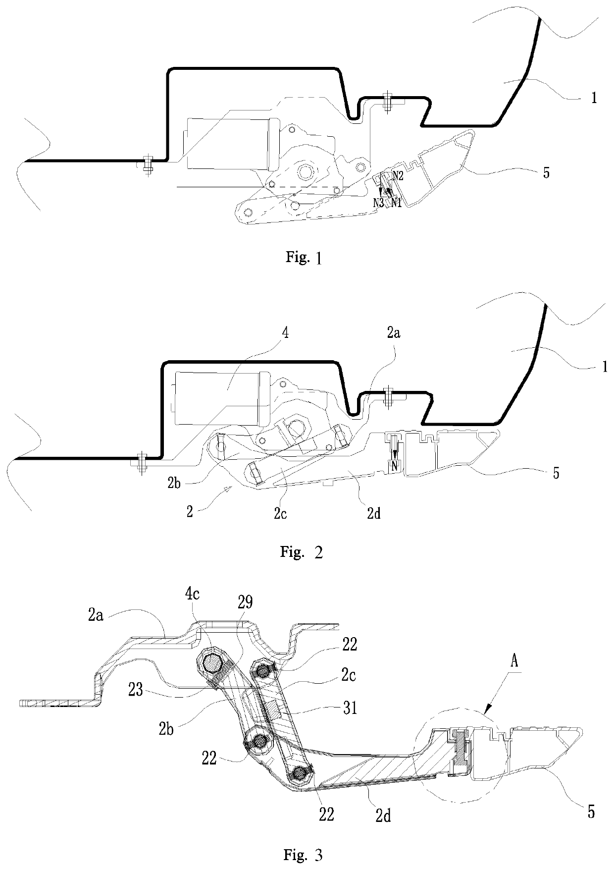 Electric pedal for automobiles