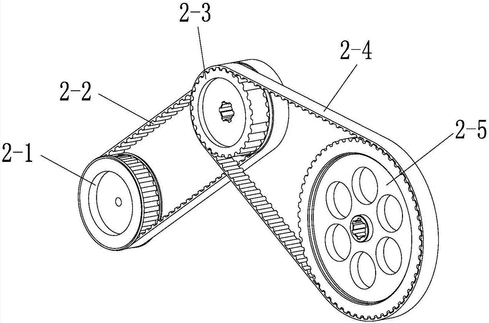 Cable taking-up and paying-off device and cable taking-up and paying-off method for wire control robot