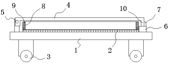 Sun-drying rack with rain sheltering function