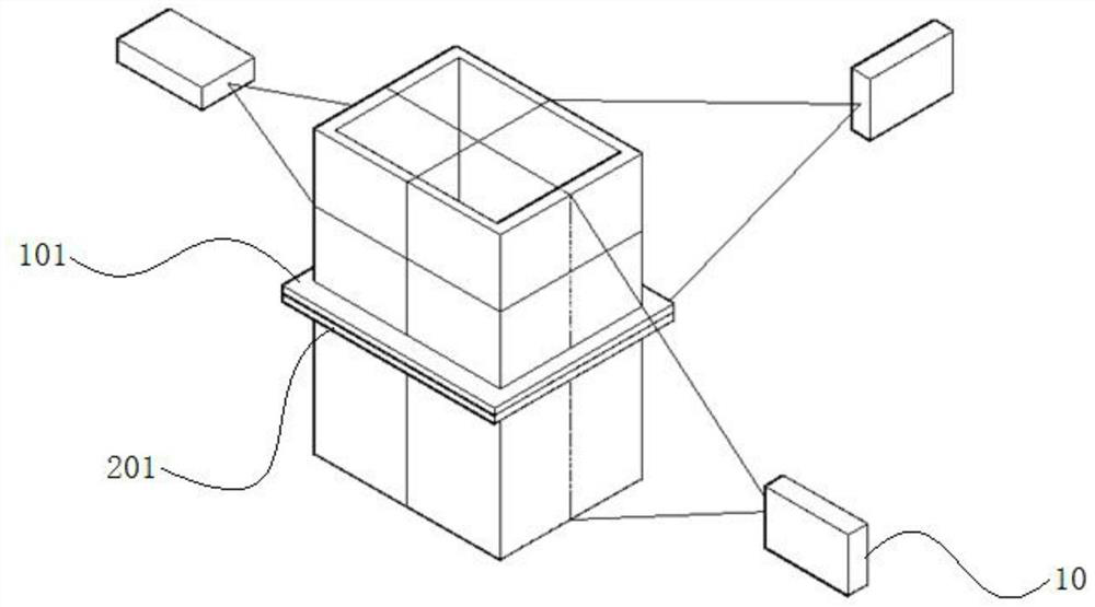 A three-dimensional deformation field visualization test device and test method of pile-supported reinforced embankment