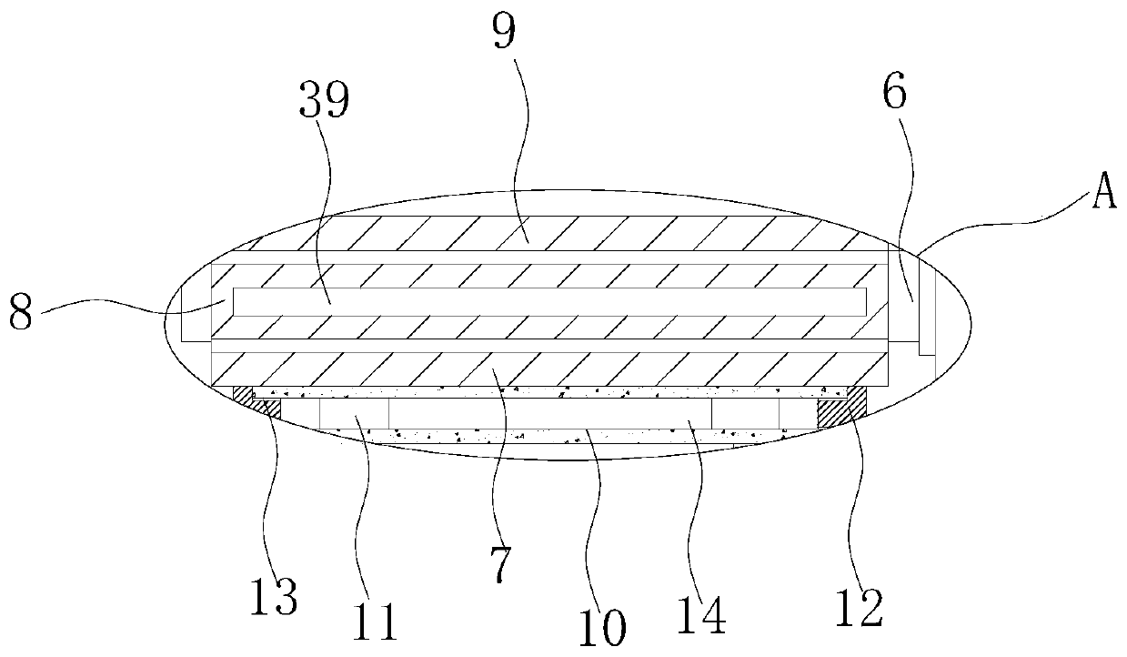 Suspension bearing device with anti-deformation function for garment ironing processing