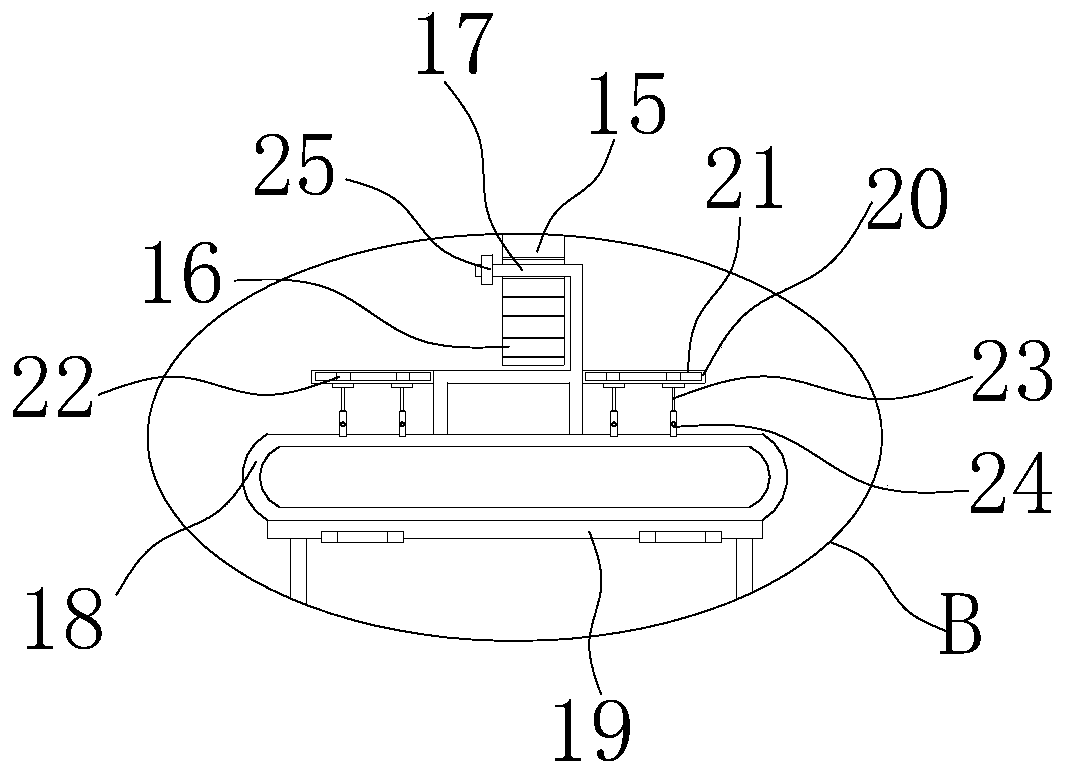 Suspension bearing device with anti-deformation function for garment ironing processing