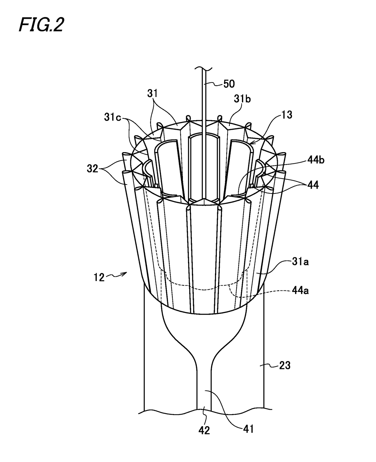 Catheter for removing foreign body in blood vessel