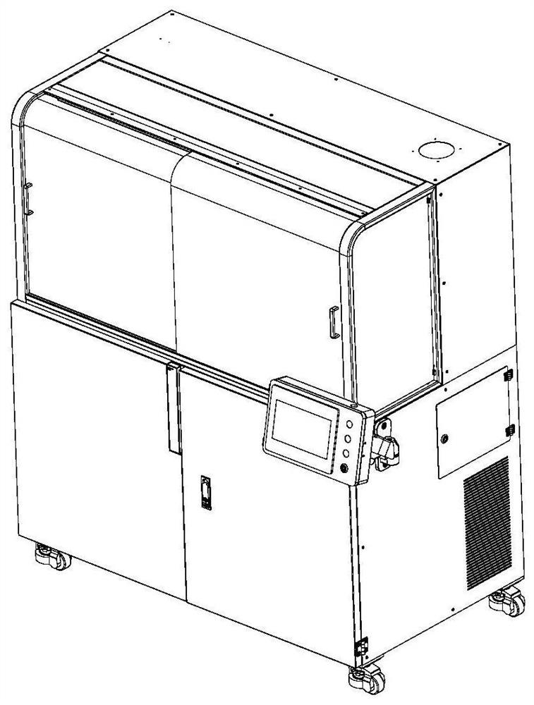 Test tube cleaning mechanism of water quality detection device and water quality detection device