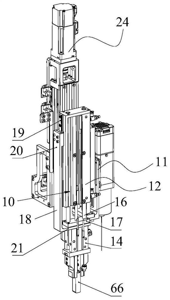 Test tube cleaning mechanism of water quality detection device and water quality detection device