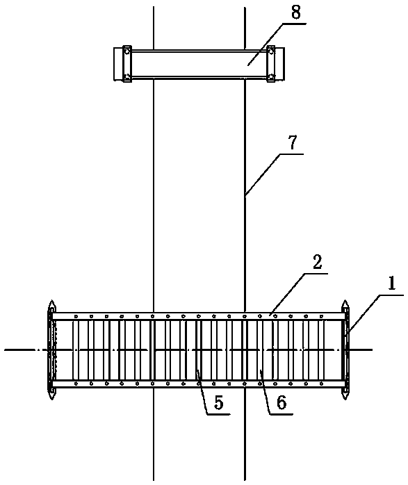 Bottom-through tie-bar arch bridge and its construction method