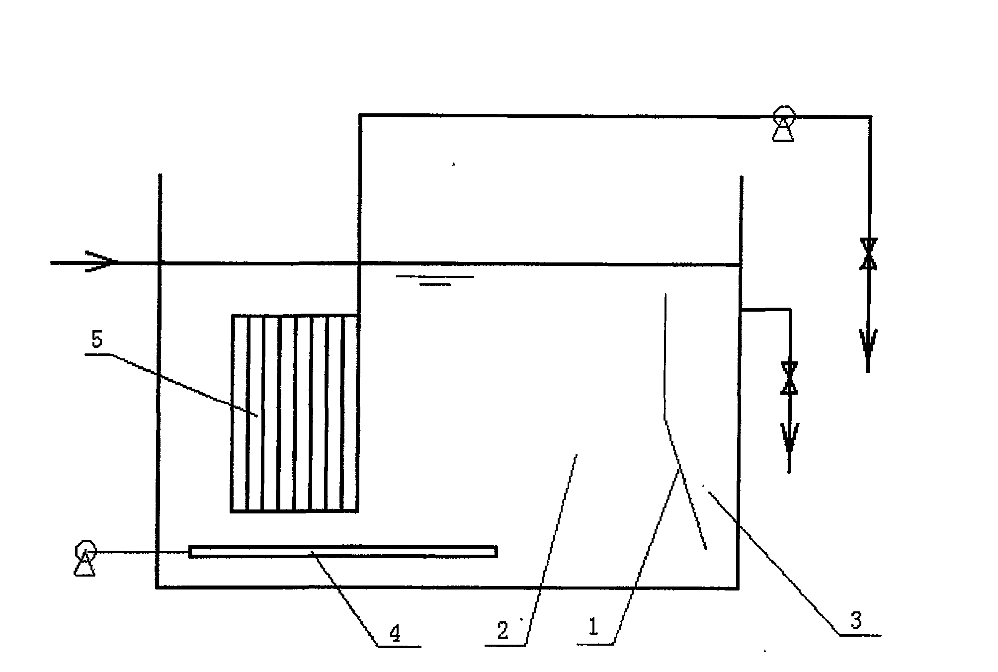 Integrative aerobic particle sludge membrane bioreactor sewage treatment method