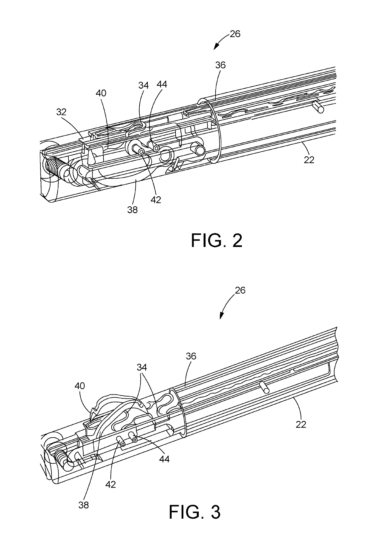 Laparoscopic suture device with impulse deployment