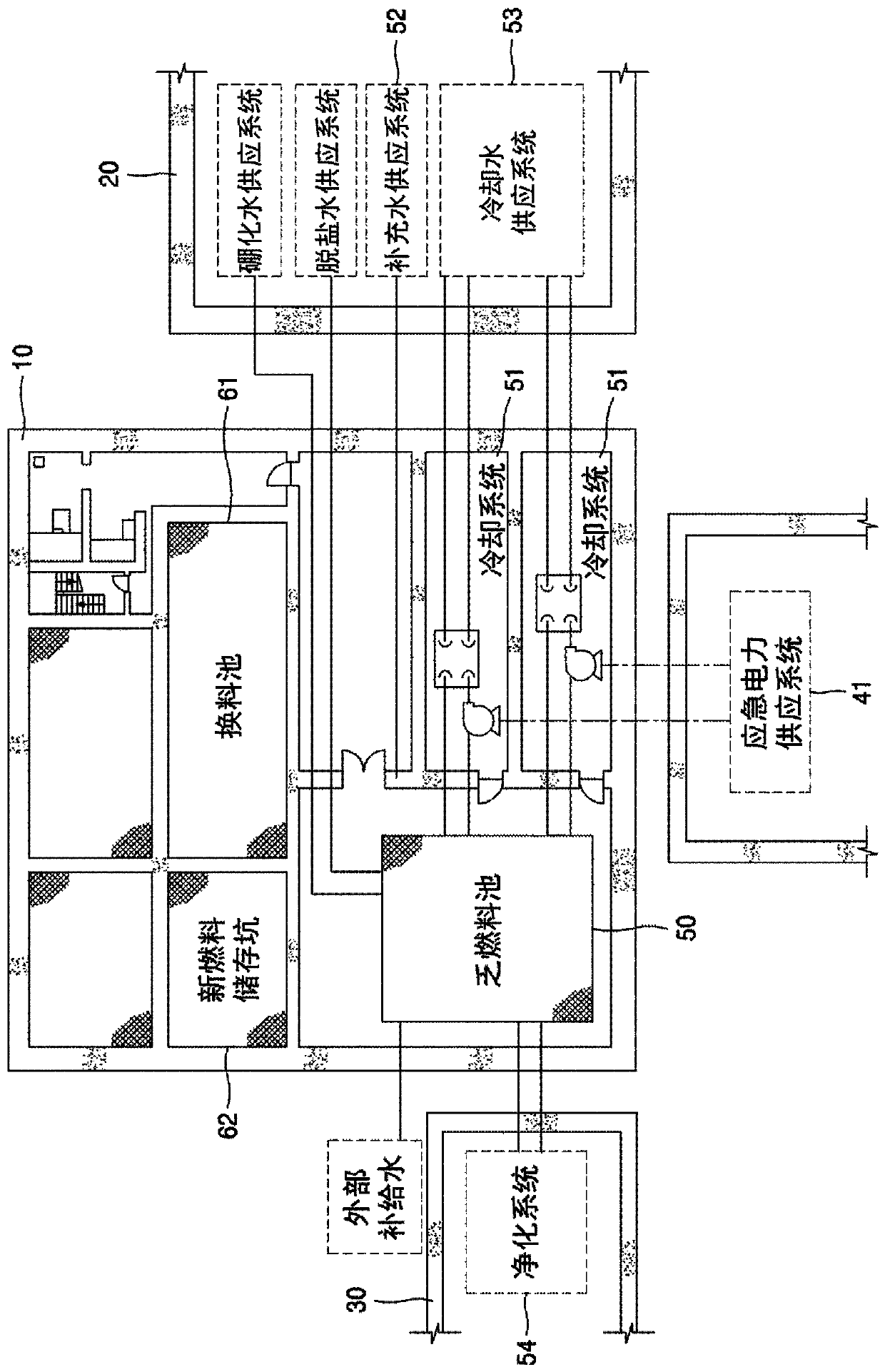 Stand-alone storage system for spent fuel storage during decommissioning of nuclear power plants