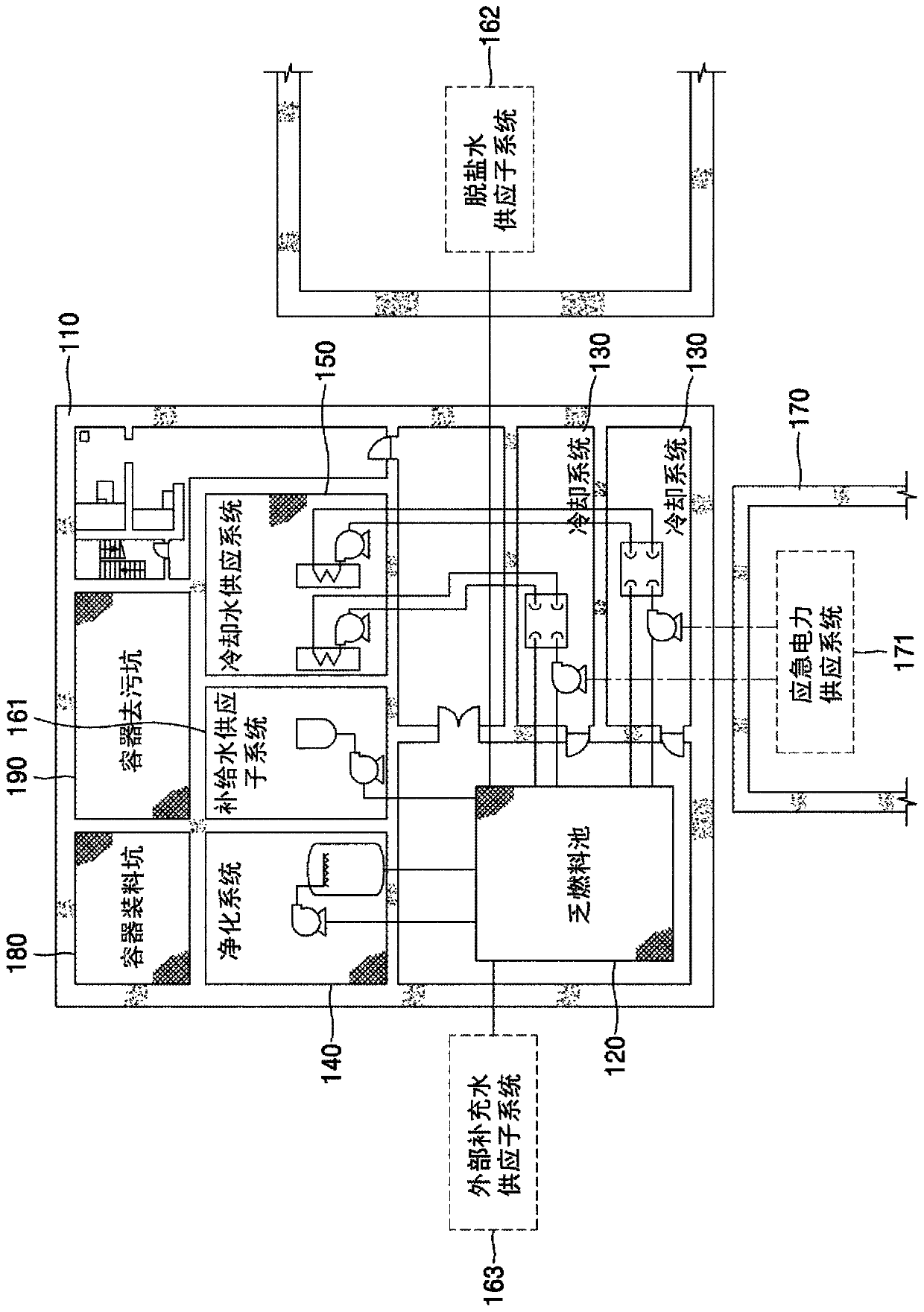 Stand-alone storage system for spent fuel storage during decommissioning of nuclear power plants