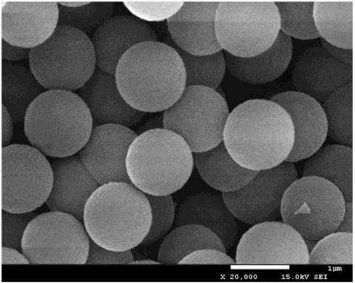 Preparation method of surface cationic polystyrene microsphere