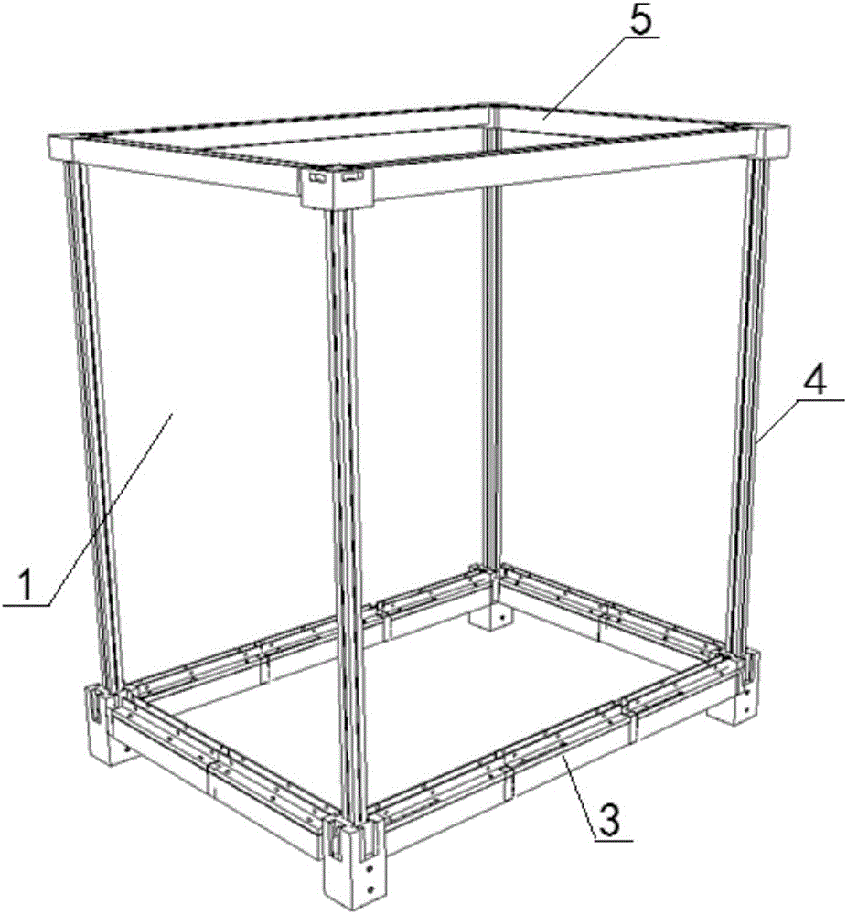 Easy installation type movable plank house with combined basic member