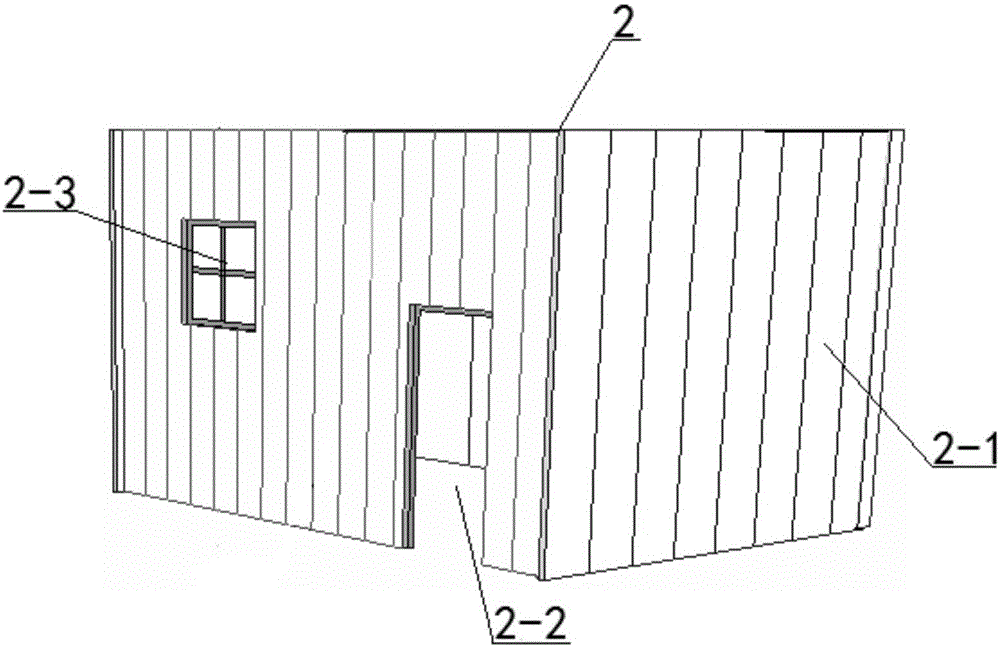 Easy installation type movable plank house with combined basic member