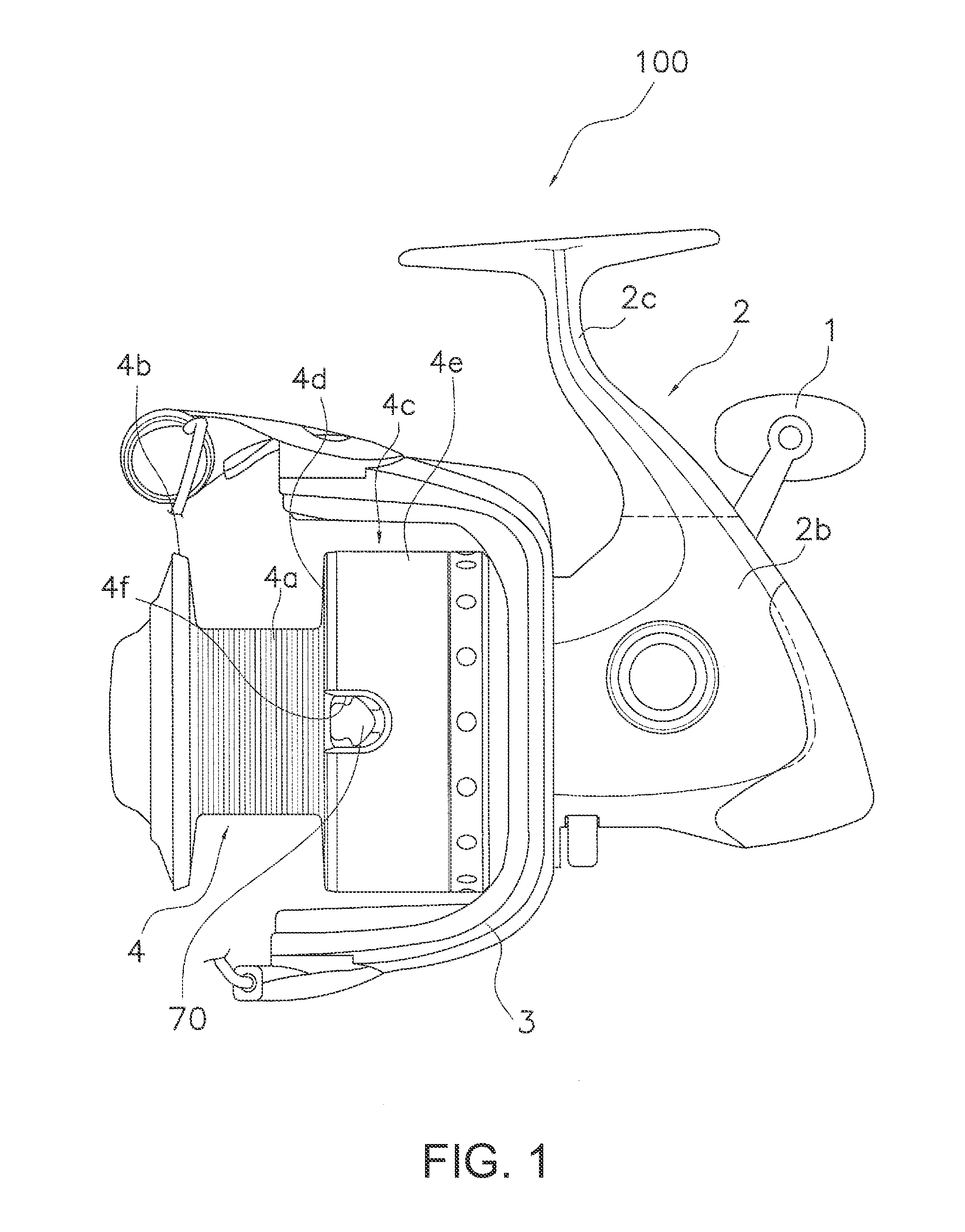 Line clip and a spool of a spinning reel to which the line clip is mounted