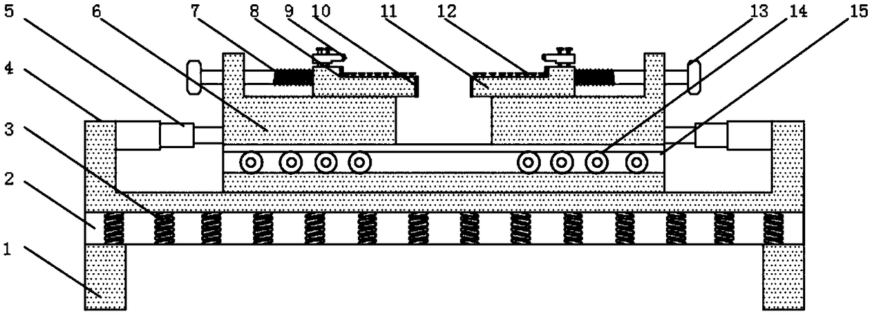 Automatic clamping and positioning device for PCB