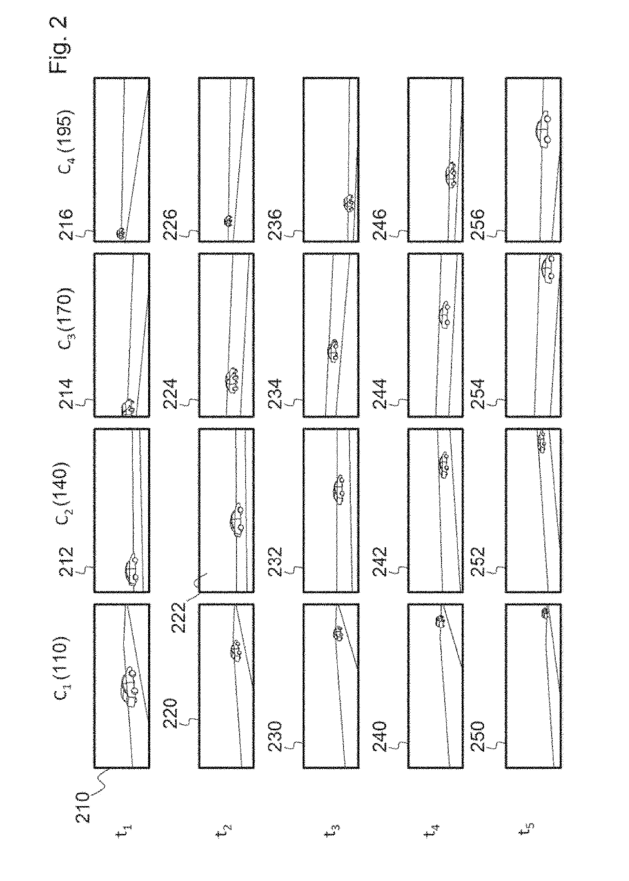 Image capture method and system using a virtual sensor