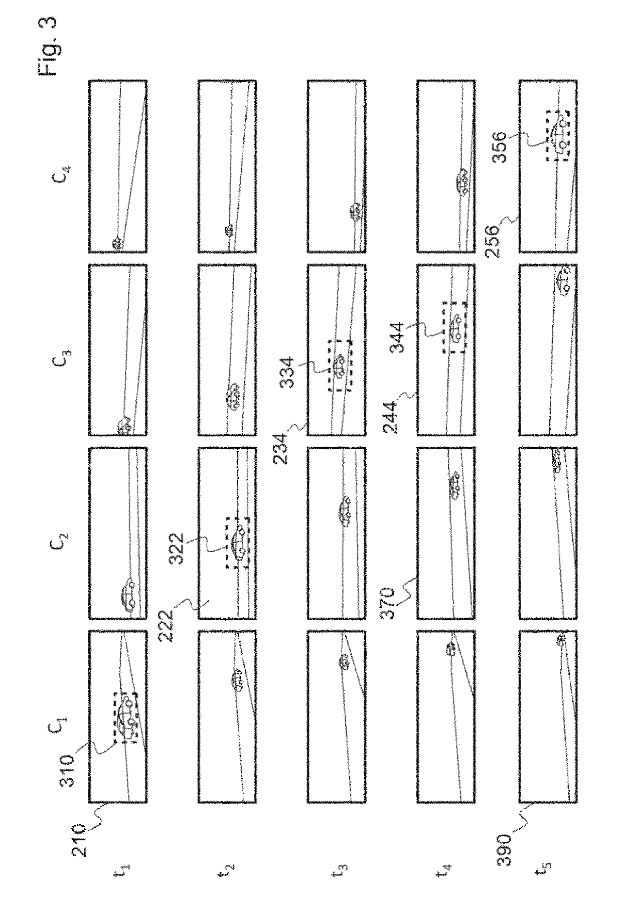 Image capture method and system using a virtual sensor