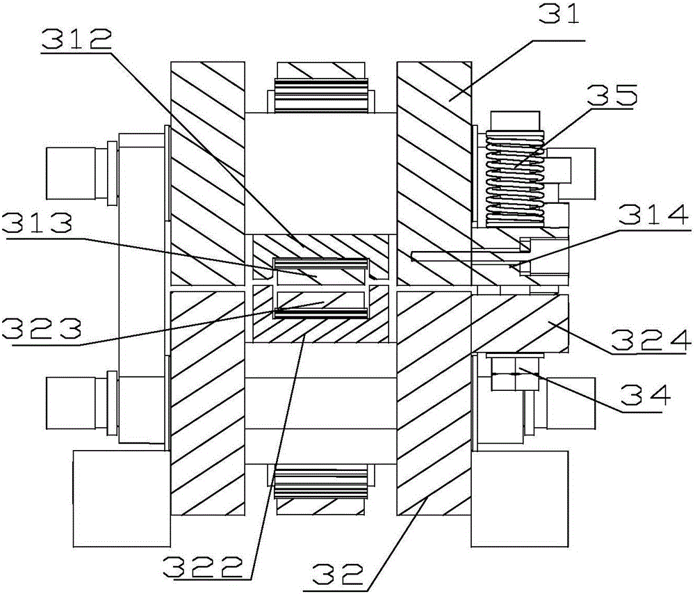 Automatic magnetic strip passing machine