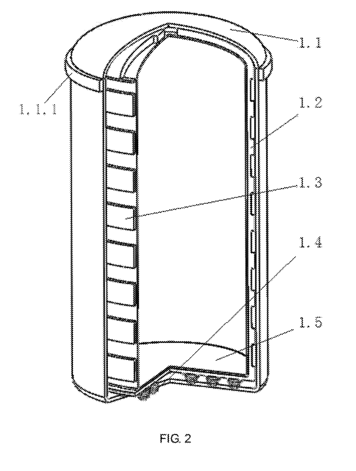 Safe and stabilized storage equipment for geochemistry research