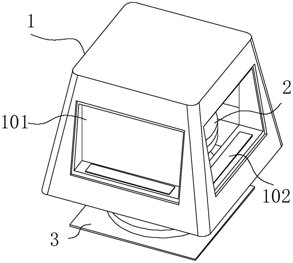 Multidirectional display system of digital exhibition model