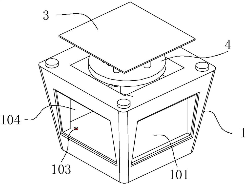 Multidirectional display system of digital exhibition model