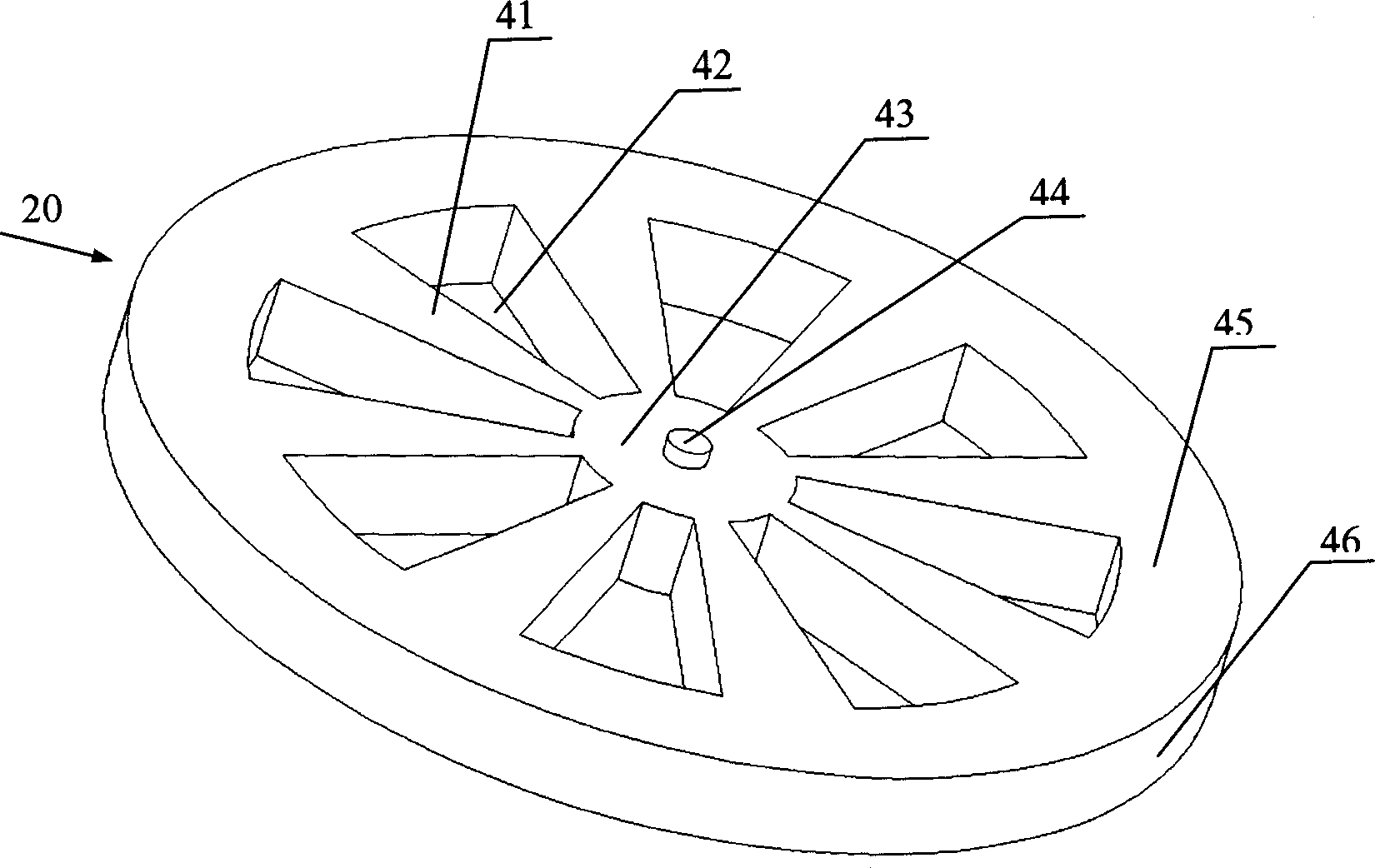 Static suspension rotor micro inertia sensor and its manufacturing method