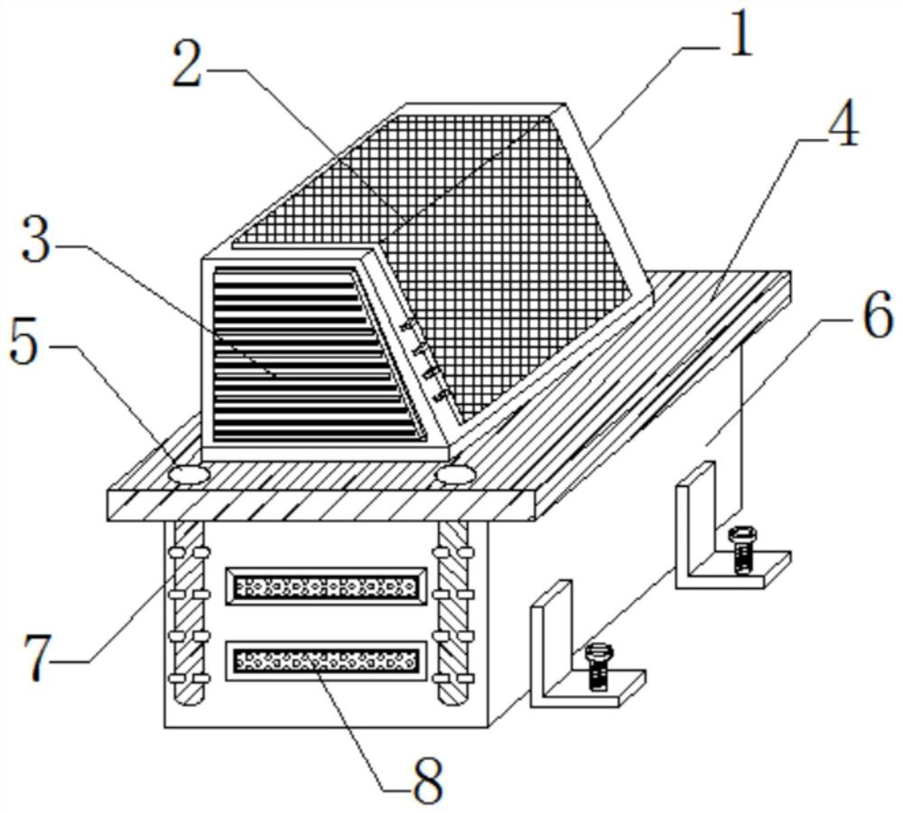 Storage battery storage and charging electrical cabinet applied to new energy automobile