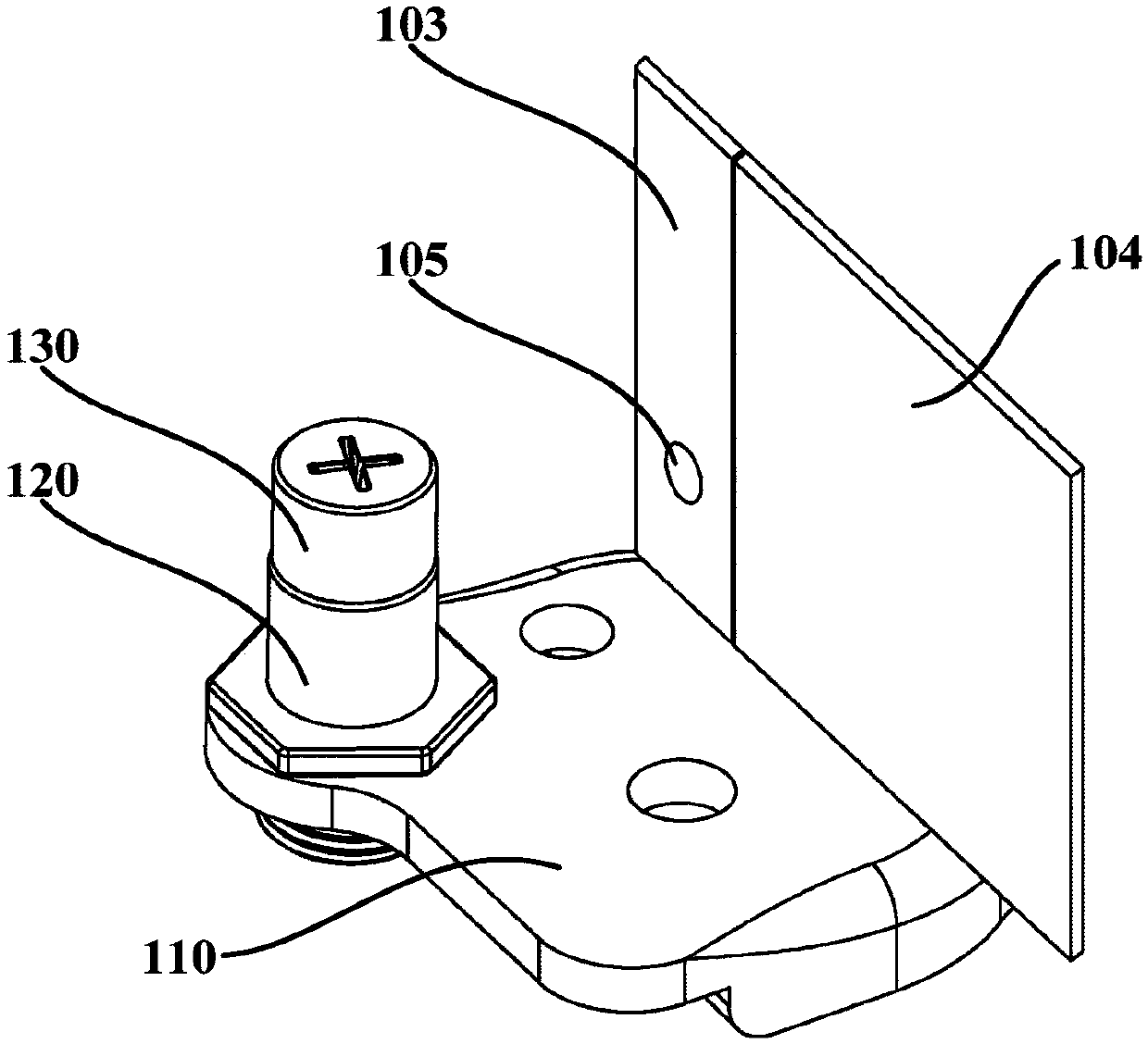 Lower hinge assembly for refrigerator and refrigerator