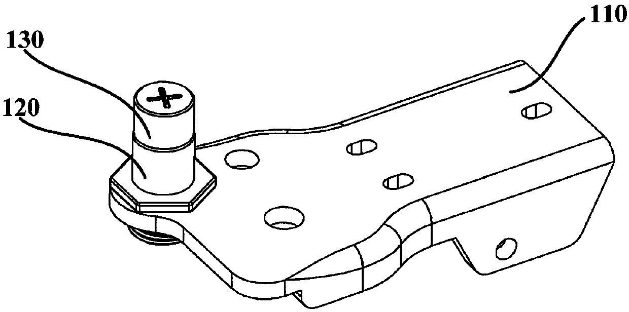 Lower hinge assembly for refrigerator and refrigerator