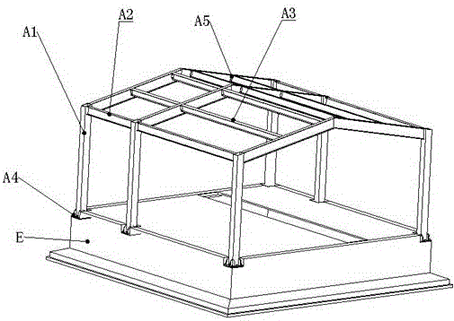 Energy-saving environmentally-friendly type distribution room based on quick construction technique