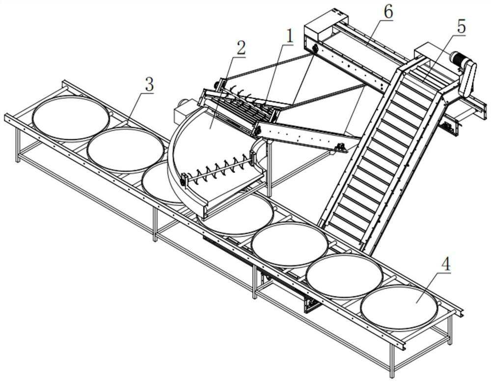 Continuous tea tedding machine