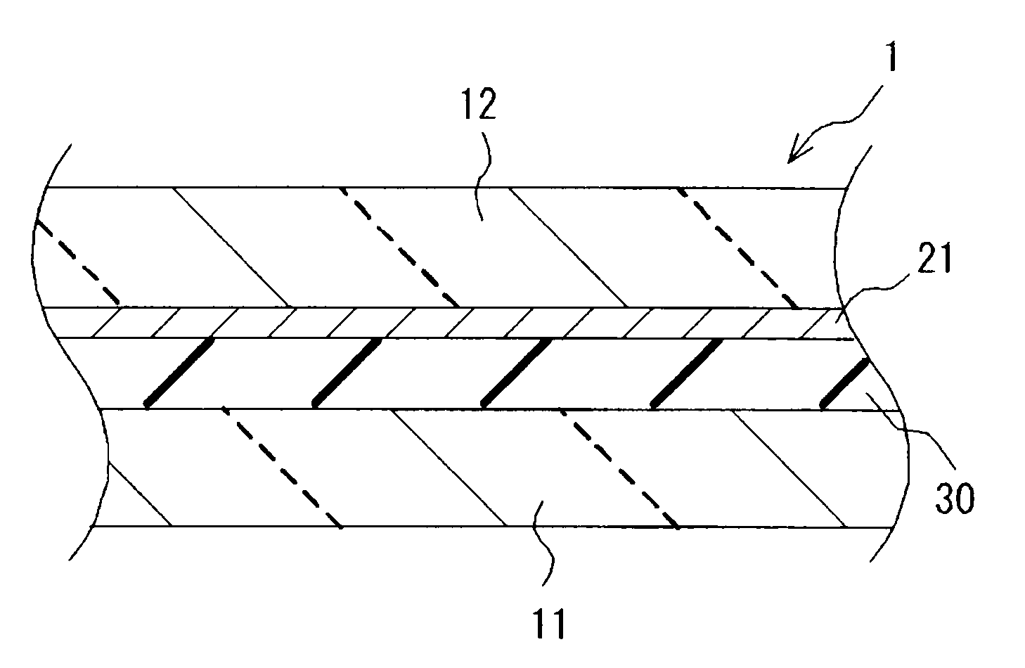 Laminated glass for vehicle window