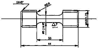 Heat treatment technique for obtaining tristate tissue by carrying out two-phase-region high temperature deformation on TC4-DT titanium alloy