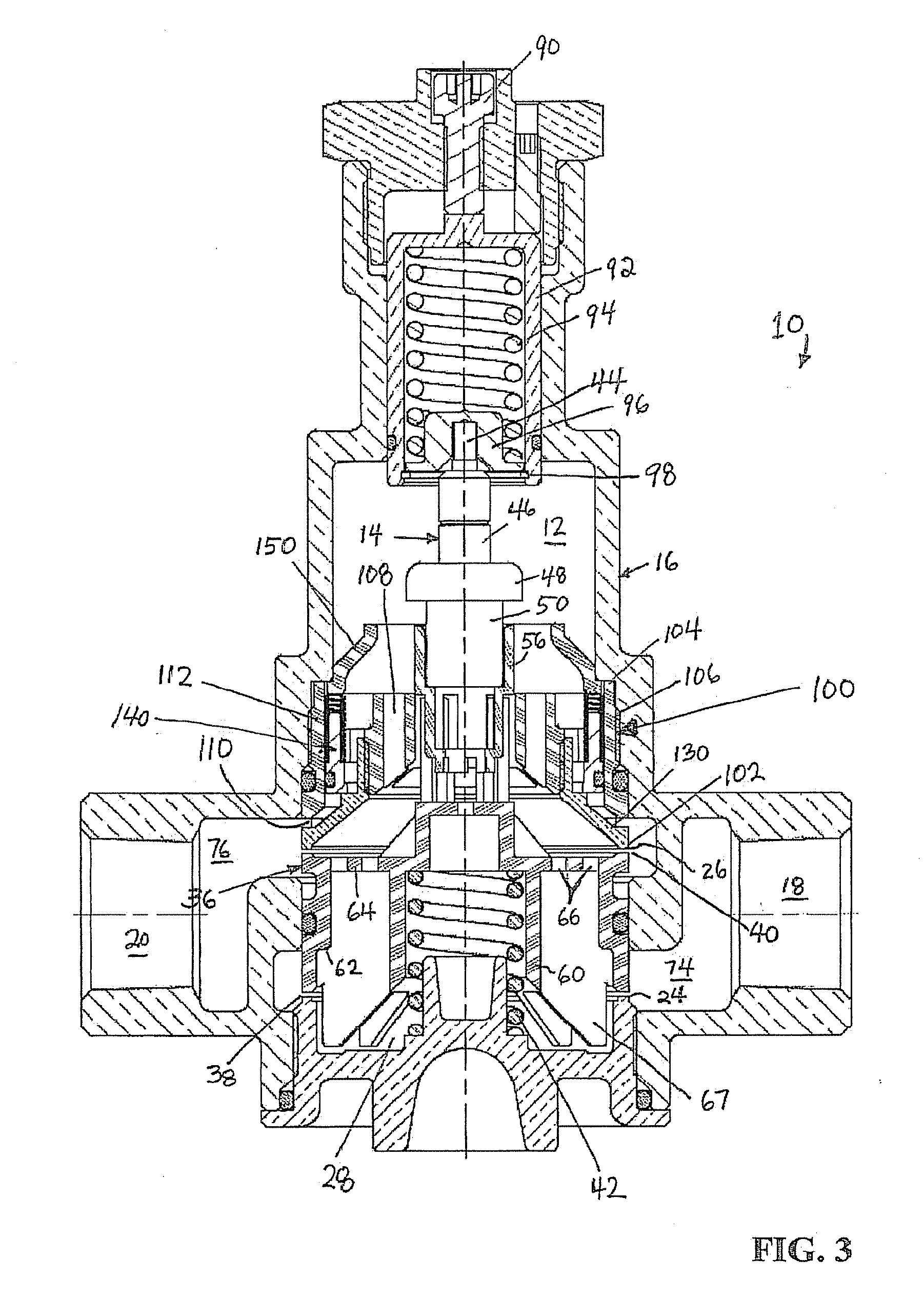 Thermostatic mixing valve