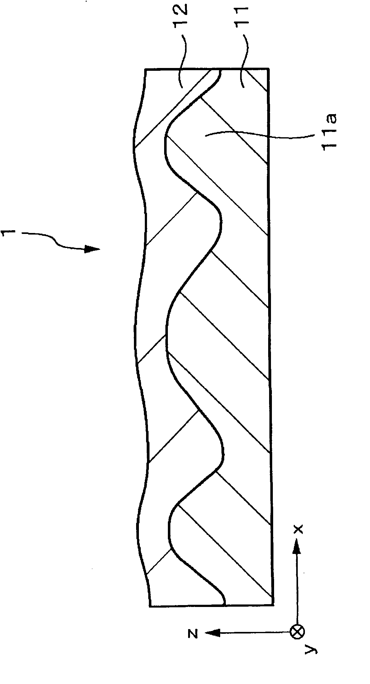 Optical element and method for making the same, master and method for making the same, and display apparatus