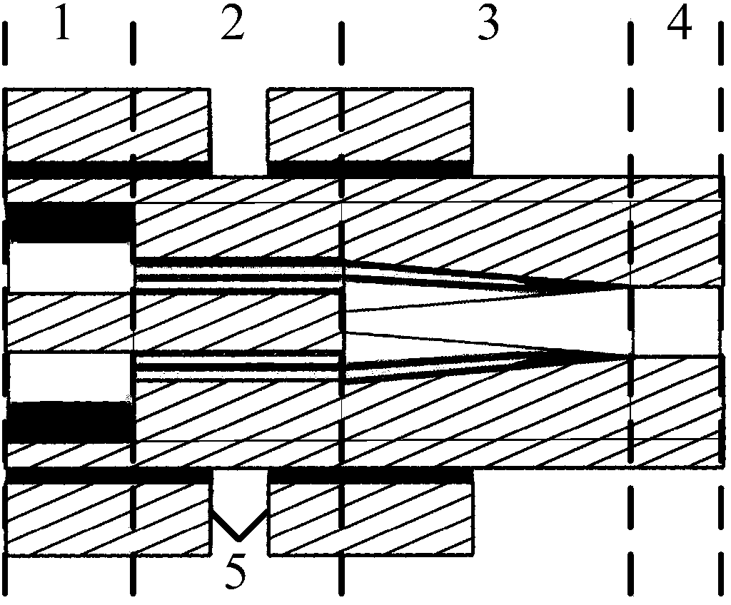 Compact relativistic magnetron with TE10 output mode