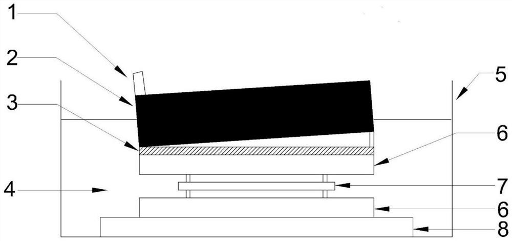 Explosive welding method of zirconium-based metallic glass and light metal plate