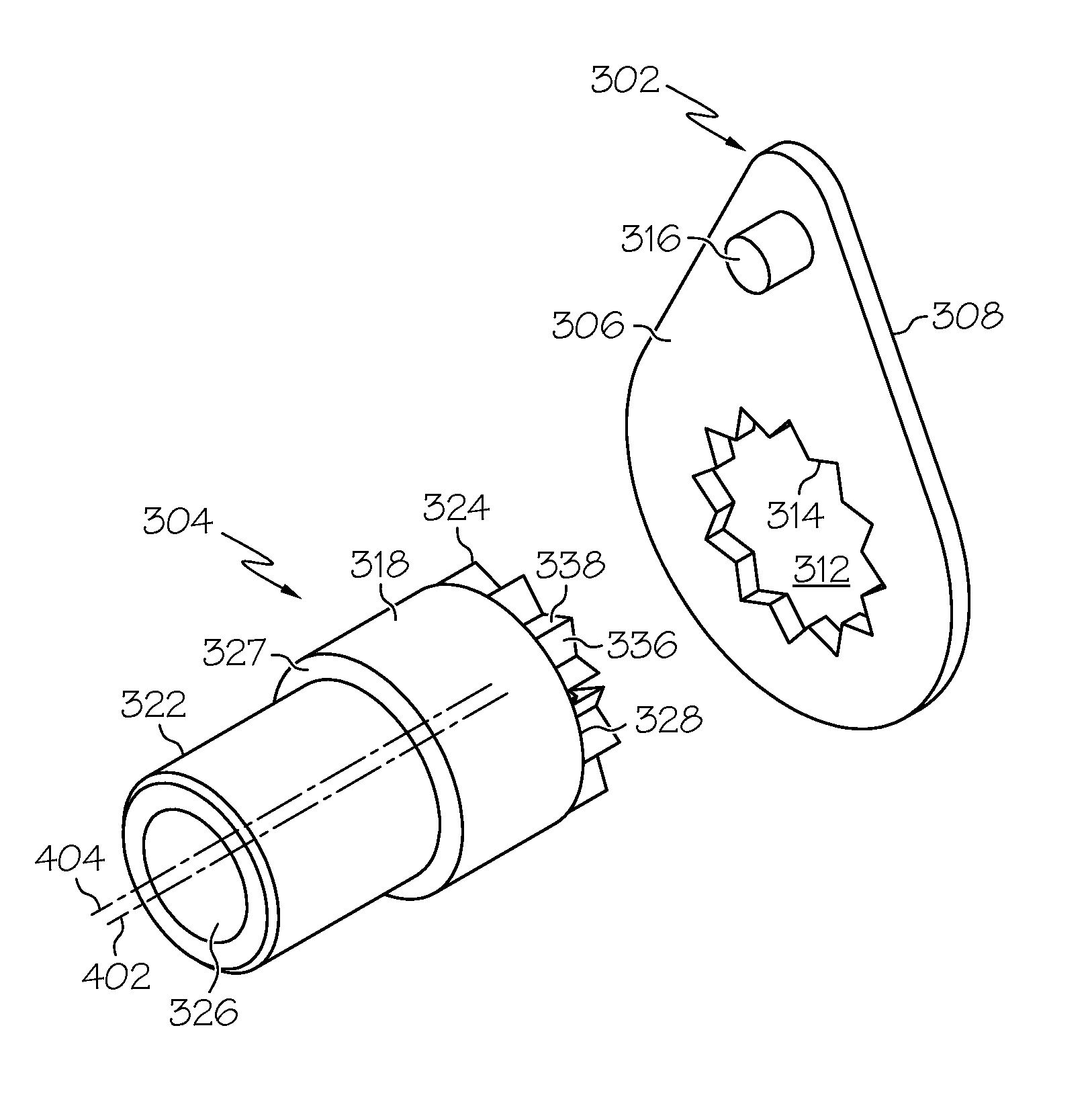 Adjustable and lockable bushing assembly and component mounting assembly using the same