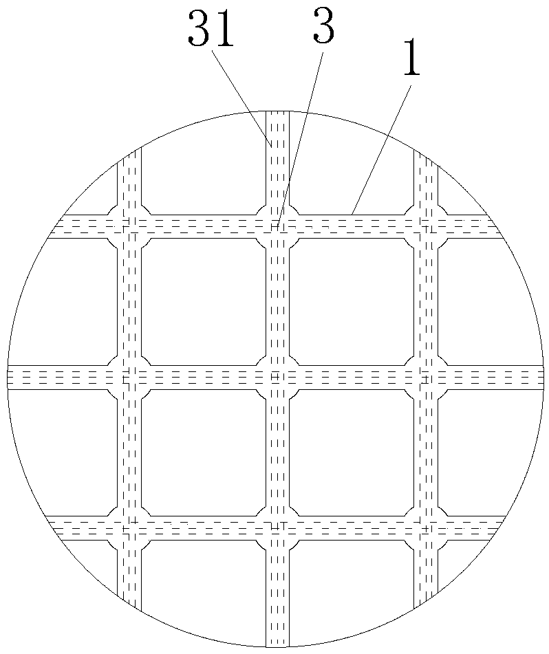 Reinforced pressure-resistant geogrid