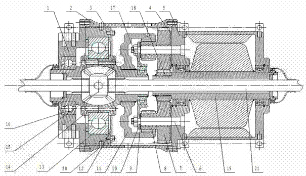 Power machine assembly used for electric vehicle