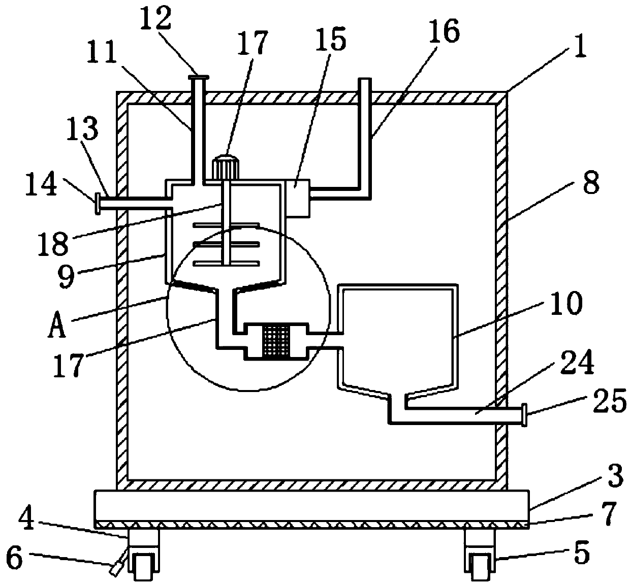 Pressurized ultrafiltration apparatus for medical treatment in nephrology department