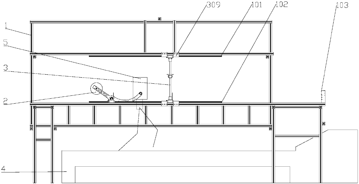 A planar biped robot motion test platform