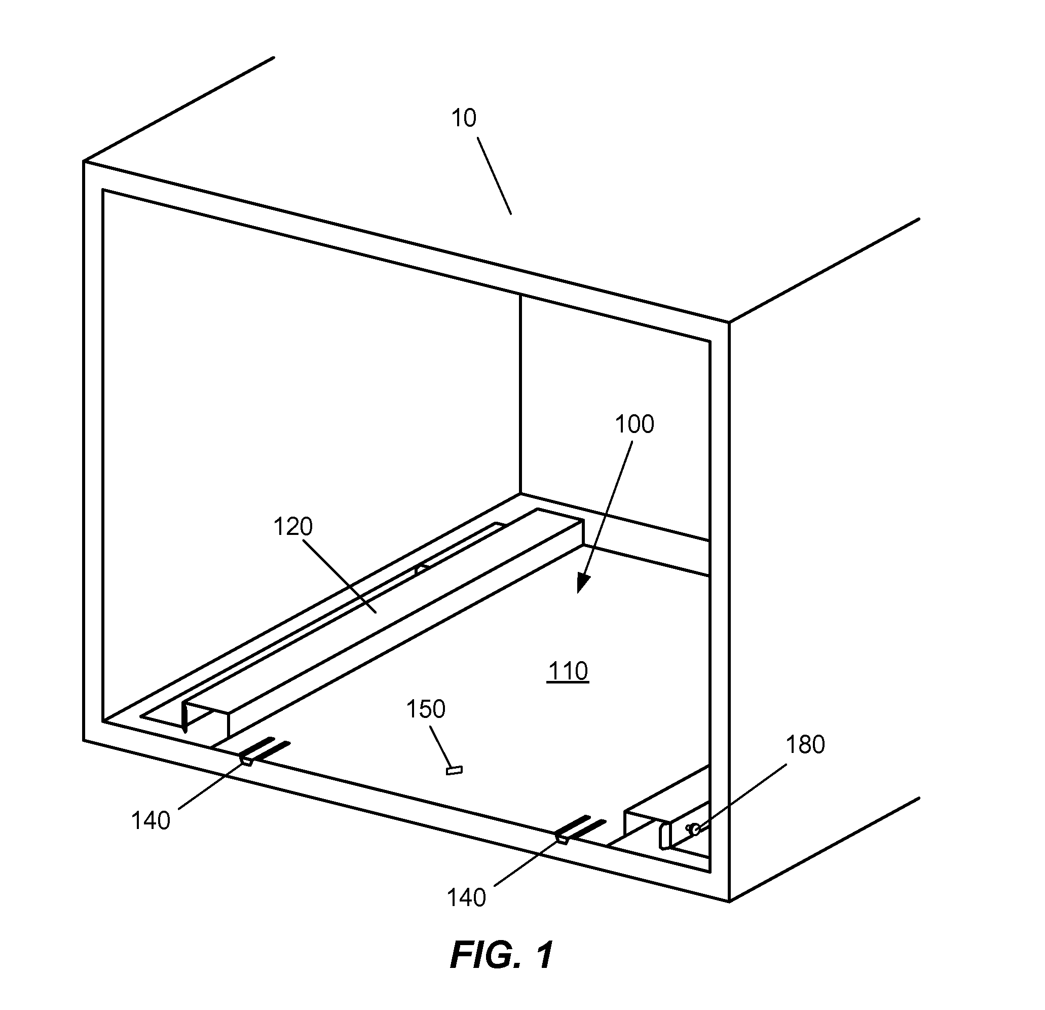 Attachment rail system for household appliance