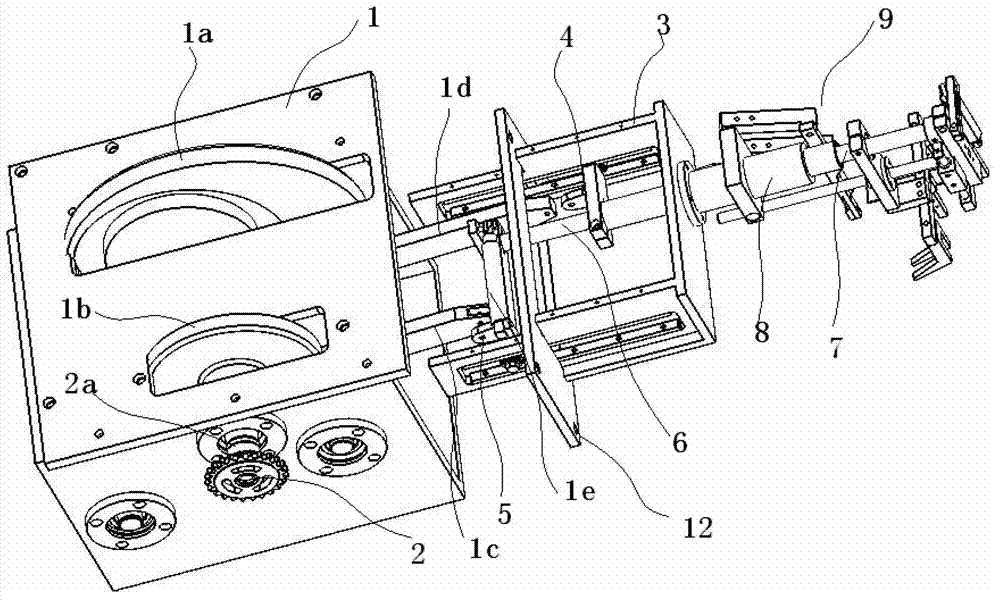 Material-pushing and box-packing device