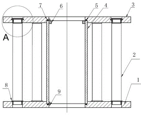 A filter element quick disassembly structure