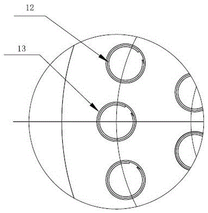 A filter element quick disassembly structure